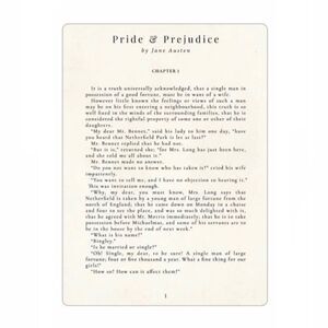 Pride and Prejudice Jane Austen Magnet